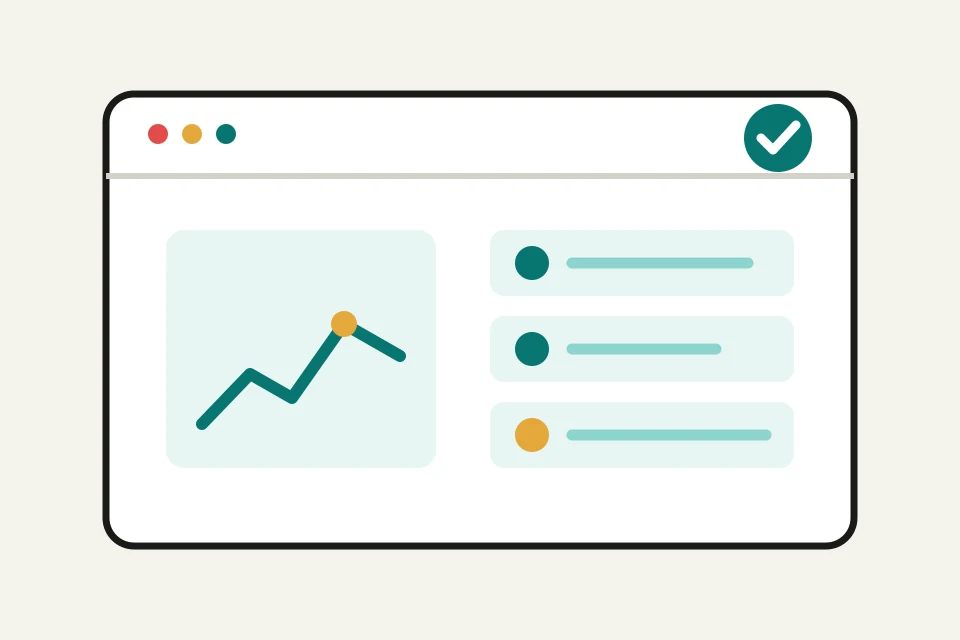 Facility monitoring dashboard with utilization trends and status indicators
